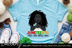 Juneteenth Sublimation PNG Freedom Day Black Girl Magic PNG Product Image 6