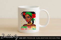 Juneteenth Sublimation PNG Freedom Day Black Girl Magic PNG Product Image 5