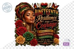 Juneteenth PNG, Black Woman Sublimation Product Image 4