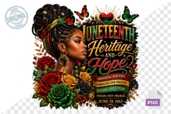 Juneteenth PNG, Black Woman Sublimation Product Image 7