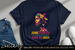Juneteenth Sublimation PNG Freedom Day Black Girl Magic PNG Product Image 3