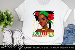 Juneteenth Sublimation PNG Freedom Day Black Girl Magic PNG Product Image 2