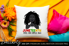 Juneteenth Sublimation PNG Freedom Day Black Girl Magic PNG Product Image 2