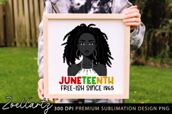 Juneteenth Sublimation PNG Freedom Day Black Girl Magic PNG Product Image 4