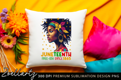 Juneteenth Sublimation PNG Freedom Day Black Girl Magic PNG Product Image 4