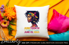 Juneteenth Sublimation PNG Freedom Day Black Girl Magic PNG Product Image 6