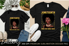 Juneteenth Sublimation PNG Freedom Day Black Girl Magic PNG Product Image 6
