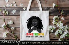 Juneteenth Sublimation PNG Freedom Day Black Girl Magic PNG Product Image 8