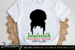 Juneteenth SVG PNG EPS DXF Black Woman Black Lives Matter Product Image 1
