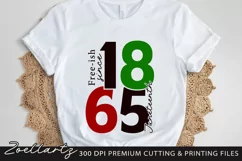 Juneteenth SVG PNG EPS DXF Black woman SVG Freedom Day SVG Product Image 1