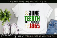 Juneteenth SVG PNG EPS DXF Black Lives Matter Freedom Day Product Image 8