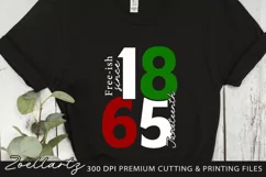 Juneteenth SVG PNG EPS DXF Black woman SVG Freedom Day SVG Product Image 2
