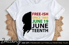 Juneteenth SVG PNG EPS DXF Afro Woman Black Lives Matter Product Image 1