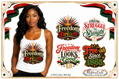 Juneteenth Celebration PNG Designs | Freedom &amp; Legacy PNG Product Image 1