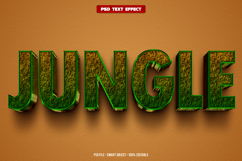 Jungle 3D editable text effect Product Image 1