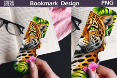 Leopard Jungle Bookmark | Tropical Animal Sublimation Product Image 1