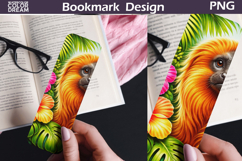 Golden Lion Tamarin Bookmark | Jungle Animal Sublimation Product Image 1