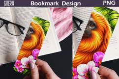 Golden Lion Tamarin Bookmark | Jungle Animal Sublimation Product Image 1