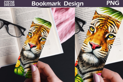 Tiger Wildlife Bookmark | Jungle Predator Sublimation Product Image 1