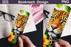 Jaguar Tropical Bookmark | Jungle Cat Sublimation Product Image 1
