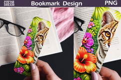 Ocelot Jungle Bookmark | Tropical Animal Sublimation Product Image 1