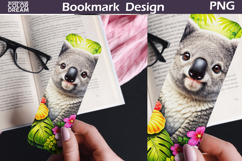 Cute Koala Bookmark | Tropical Animal Sublimation Product Image 1