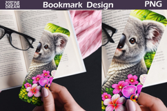 Koala Tropical Bookmark | Cute Animal Sublimation Product Image 1