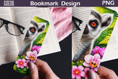 Lemur Jungle Bookmark | Tropical Animal Sublimation Product Image 1