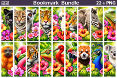 Tropical Animals Bookmark Bundle | Butterfly Bookmark Bundle Product Image 2