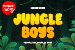 Jungle Boys | Decorative Display Webfont for Creative Design Product Image 1
