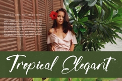 Jungle Coastal - Natural Handwritten Font Product Image 12