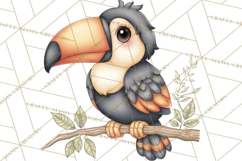 Jungle Friends, Safari Animals, Tropical Clipart Png Product Image 3