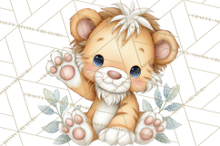 Jungle Friends, Safari Animals, Tropical Clipart Png Product Image 4