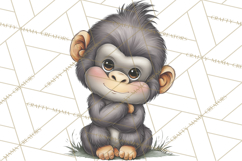 Jungle Friends, Safari Animals, Tropical Clipart Png Product Image 3