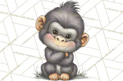 Jungle Friends, Safari Animals, Tropical Clipart Png Product Image 3