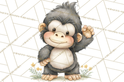 Jungle Friends, Safari Animals, Tropical Clipart Png Product Image 4