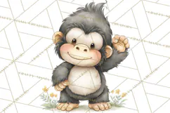 Jungle Friends, Safari Animals, Tropical Clipart Png Product Image 4