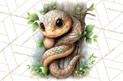 Jungle Friends, Safari Animals, Tropical Clipart Png Product Image 4