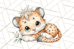 Jungle Friends, Safari Animals, Tropical Clipart Png Product Image 4