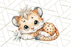 Jungle Friends, Safari Animals, Tropical Clipart Png Product Image 4