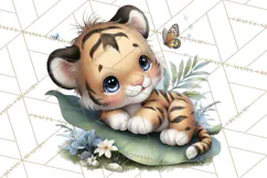 Jungle Friends, Safari Animals, Tropical Clipart Png Product Image 5