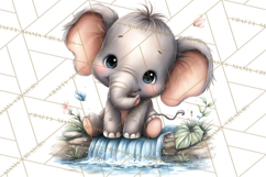 Jungle Friends, Safari Animals, Tropical Clipart Png Product Image 3
