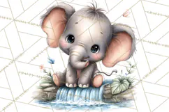 Jungle Friends, Safari Animals, Tropical Clipart Png Product Image 3