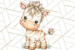 Jungle Friends, Safari Animals, Tropical Clipart Png Product Image 5