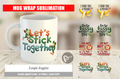 Jungle Giggles Valentine Mug Wrap Product Image 1