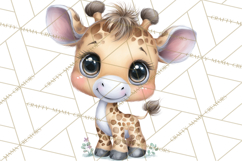 Tropical Jungle Clipart PNG, Wild Animals Nature Elements Product Image 2