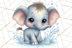 Tropical Jungle Clipart PNG, Wild Animals Nature Elements Product Image 3