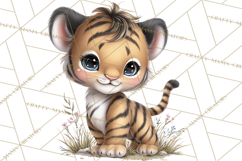 Tropical Jungle Clipart PNG, Wild Animals Nature Elements Product Image 5
