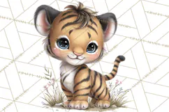 Tropical Jungle Clipart PNG, Wild Animals Nature Elements Product Image 5