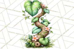 Tropical Jungle Clipart PNG, Wild Animals Nature Elements Product Image 2